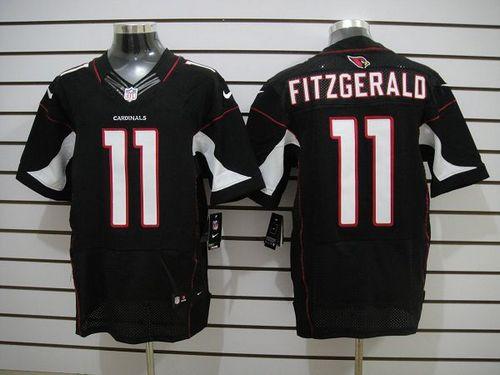 Nike Cardinals #11 Larry Fitzgerald Black Alternate Men's Stitched NFL Vapor Untouchable Elite Jersey - Click Image to Close
